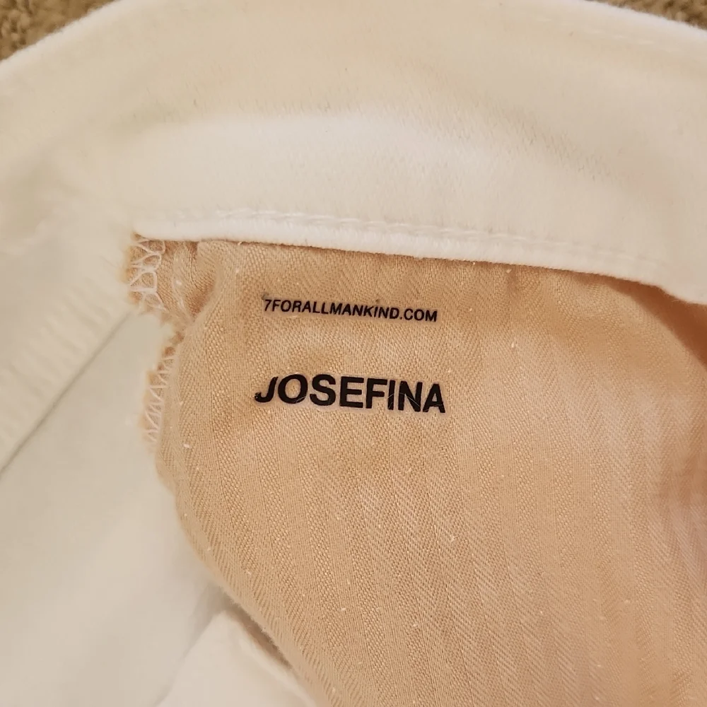 White Women's Jeans 7 For All Mankind - Picture 4 of 8